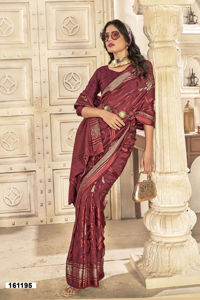 Simmy By Vallabhi Brasso Designer Party Wear Sarees Wholesale Shop In Surat